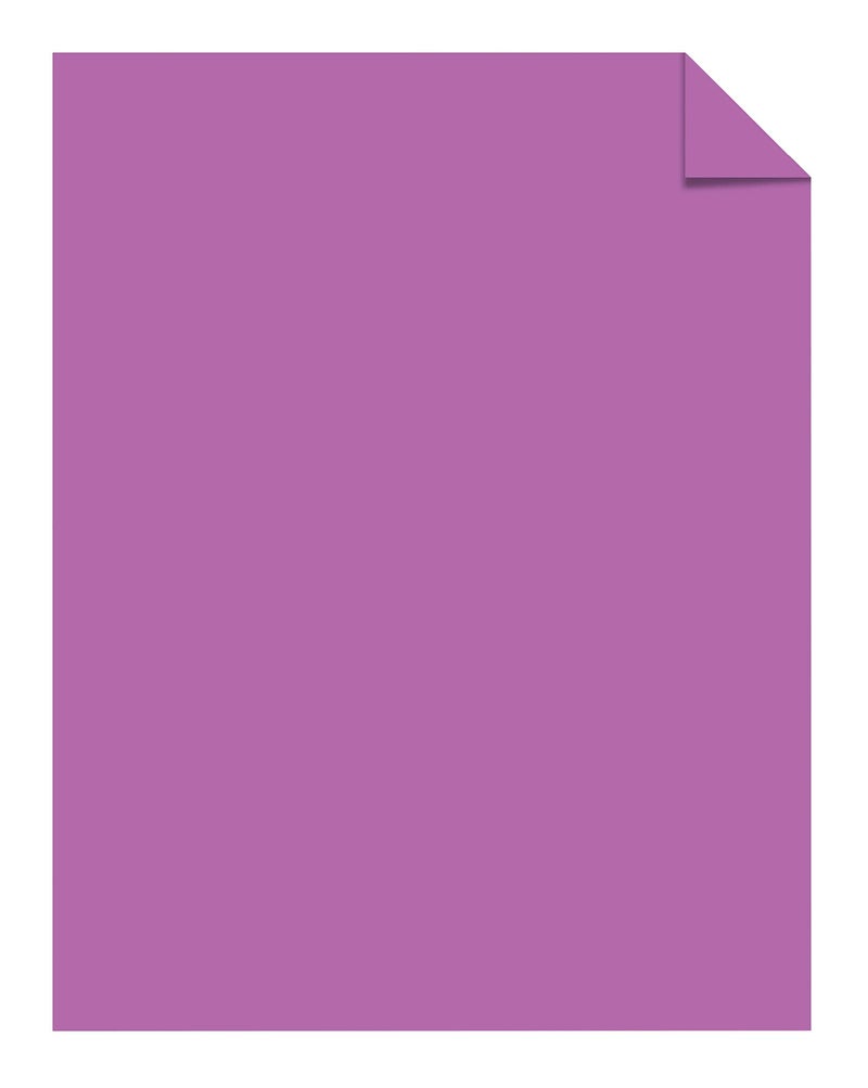 Wausau Astrobrights 24# Writing Paper, 500 count, Planetary Purple, 8.5 x 11 Inch (21678 ) - Image 5